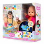 Famosa Nenuco Smart School 35 cm con mesa de luz y accesorios