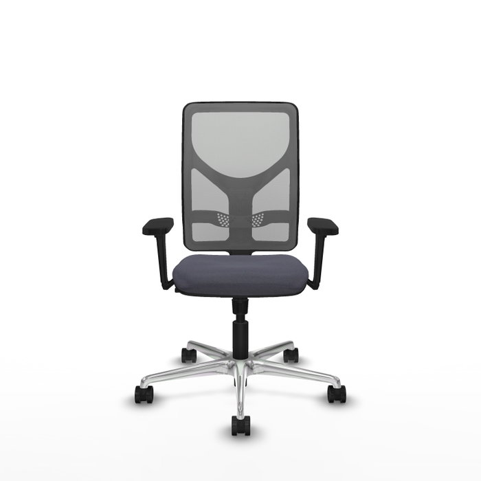 PIQUERAS Y CRESPO Silla de oficina Motilla con mecanismo Sincro Gris