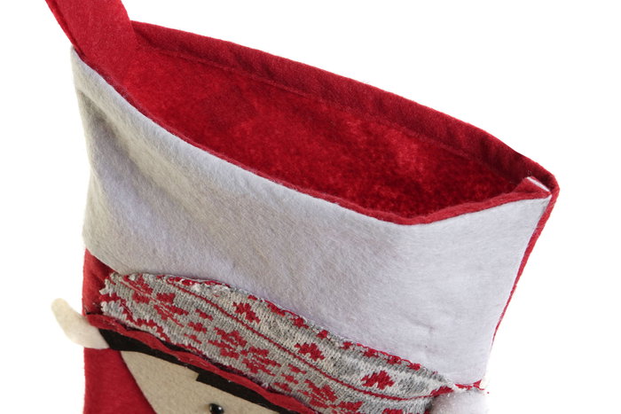 DKD Home Decor Calcetín Poliéster Rojo