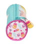 Estuche Escolar Cilíndrico The Bellies 20 x 7 x 7 cm Morado Turquesa Blanco