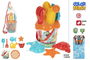 Color Baby Cubo Playa 18 cm Summer Sea con Pala, Rastrillo y Regadera en Red