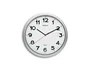 Maul Reloj de pared redondo Maul Step de 20 cm color plata