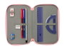 Safta Plumier Triple Estuche Escolar con 37 Piezas, Capacidad 12.5 x 19.5 x 5.5 cm, Para Material de Oficina y Papelería