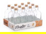 Vivalto Frasca Vidrio 500 ml con Tapón de Corcho - Dimensiones 7 x 20 x 7 cm (Set de 36)