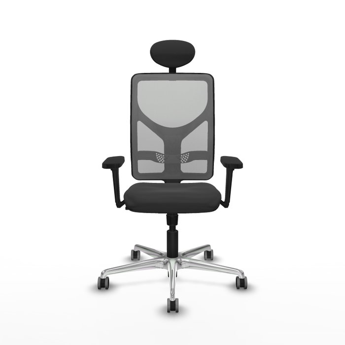 PIQUERAS Y CRESPO Silla de oficina Motilla Gris con Mecanismo Sincro