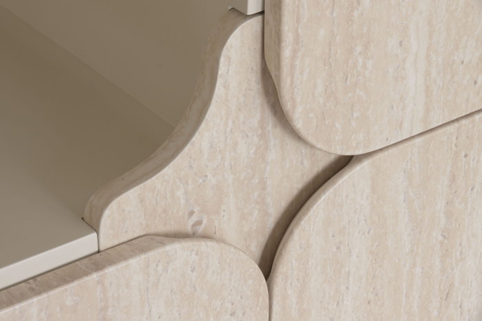 DKD Home Decor Armario Beige 100 x 40 x 134 cm