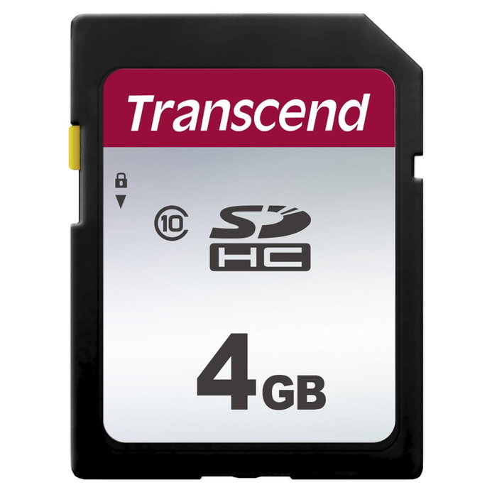 Transcend Tarjeta SDHC 300S 4GB Clase 10 Transcend Tarjeta SDHC 300S 4GB Clase 10