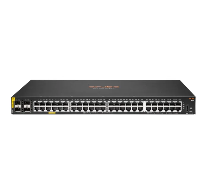 HP Enterprise Aruba Networking CX 6100 48G PoE+ 370W 4SFP+