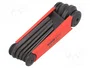 BAHCO Kit de llaves allen HEX 2,5-10mm