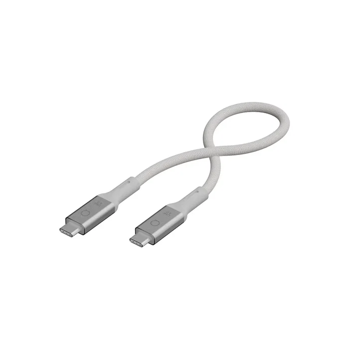 LINQ LQCU4030 Cable USB-C a USB-C 0.3m Blanco de Alta Velocidad 40 Gbit/s y Power Delivery de 240 W