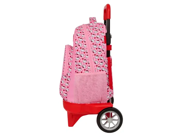 Safta Mochila Escolar Grande con Ruedas Compact Evolution Extraíble Hello Kitty 450x330x220 mm