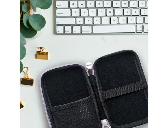 Wondee Funda Protectora para Disco Duro 2.5', Impermeable, Diseño Molang Daisy