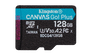 Kingston Canvas Go! Plus 128 GB microSDXC A2 U3 V30 con adaptador
