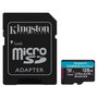 Kingston Canvas Go! Plus 128 GB microSDXC A2 U3 V30 con adaptador