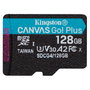 Kingston Canvas Go! Plus 128 GB microSDXC A2 U3 V30 con adaptador