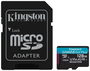 Kingston Canvas Go! Plus 128 GB microSDXC A2 U3 V30 con adaptador