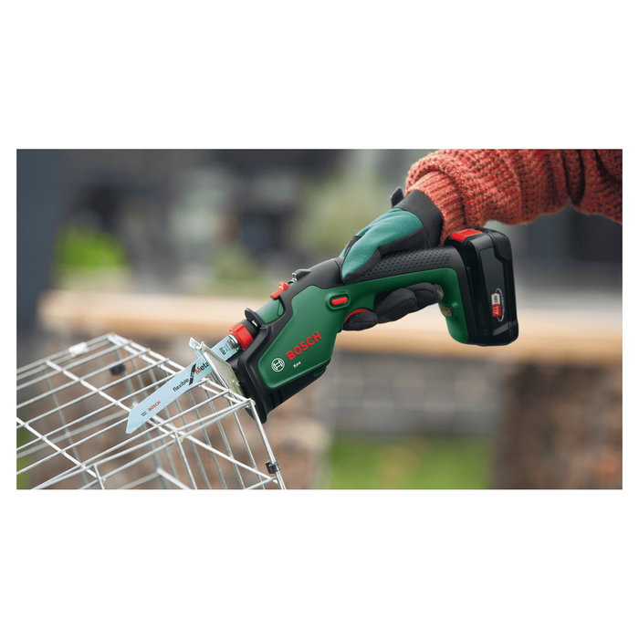 Bosch KEO Sierra de Poda Inalámbrica a Batería 18V, Hoja 8 cm, 2300 SPM, Color Verde, Con Empuñadura Cilíndrica, 1.4 kg, Modelo Akku-Astsäge