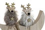 DKD Home Decor Decoración Poliéster Luna y Reno Surtido 13x3x13 cm