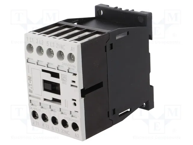 EATON ELECTRIC Contactor DILM15 3-polar 24VAC 15A EATON ELECTRIC Contactor DILM15 3-polar 24VAC 15A