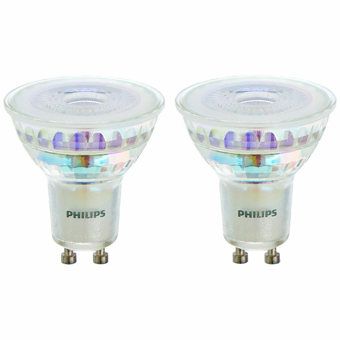 Philips Bombilla LED Classic GU10 4,6W 355 lm 2700K Pack de 2