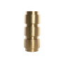 DKD Home Decor Lámpara Aplique de Acero Patinado Dorado Mate