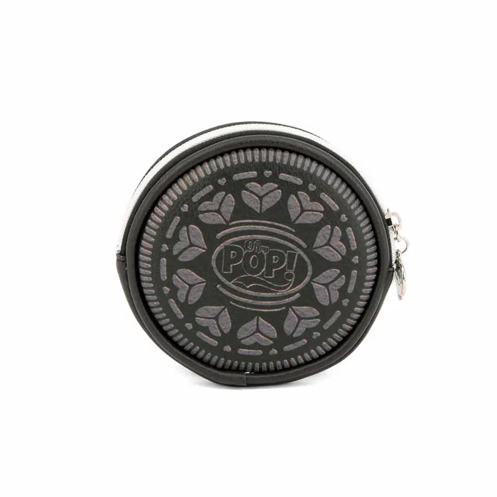 Oh My Pop Monedero Redondo Black Cookie Marrón 12 x 12 x 2 cm