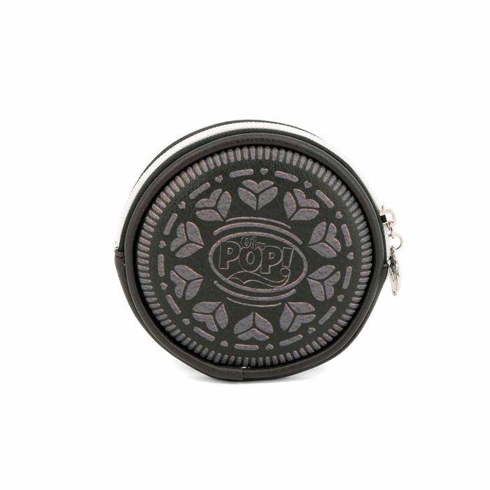 Oh My Pop Monedero Redondo Black Cookie Marrón 12 x 12 x 2 cm
