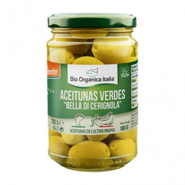 BIO ORGANICA ITALIA Aceituna Verde Gigante 280 gr