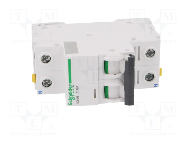 SCHNEIDER ELECTRIC Interruptor magnetotérmico iC60H 25A 1+N 400VAC 10kA SCHNEIDER ELECTRIC Interruptor magnetotérmico iC60H 25A 1+N 400VAC 10kA