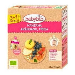BABYBIO Pouch Manzana Fresa Vainilla 90 g