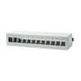 LogiLink NK4052 Panel de parches para montaje en escritorio/superficie para 12 módulos Keystone