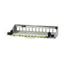 LogiLink NK4052 Panel de parches para montaje en escritorio/superficie para 12 módulos Keystone
