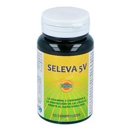 ROBIS Seleva 5 V 30Comp. Fortalece el sistema cardiovascular y circulatorio, aumenta defensas, aporta vitaminas.