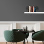 Aberto Design Sujetalibros 7 de Metal Negro, Elegante y Duradero para Estanterías, 148cm