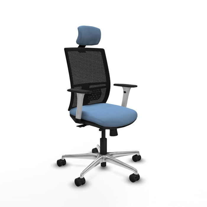 PIQUERAS Y CRESPO Silla de oficina Yunquera Azul cielo y Negro PIQUERAS Y CRESPO Silla de oficina Yunquera Azul cielo y Negro