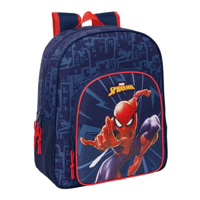 Mochila Escolar Spider-Man Azul 32 x 38 x 12 cm Mochila Escolar Spider-Man Azul 32 x 38 x 12 cm