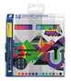 STAEDTLER Lumocolor Permanent 318 Estuche de 14 unidades punta fina