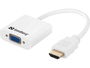 Sandberg Adaptador HDMI a VGA con Audio, Compatible con Alimentación USB
