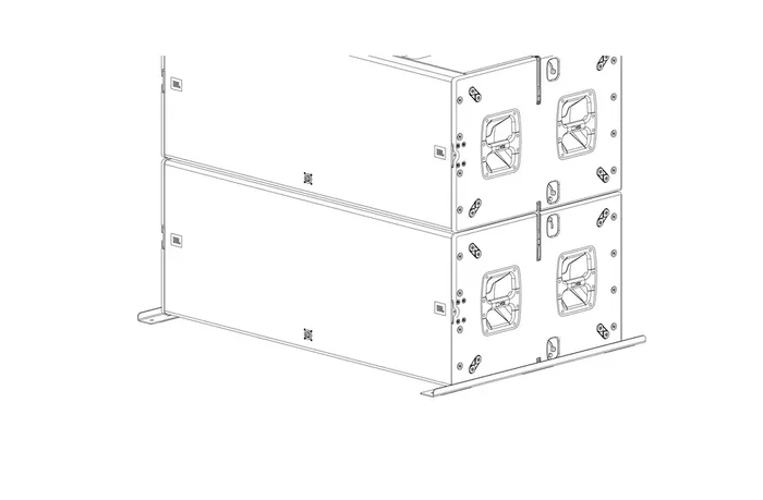 JBLPRO Accesorio de Apilamiento en el Suelo para VTX B28 JBLPRO Accesorio de Apilamiento en el Suelo para VTX B28