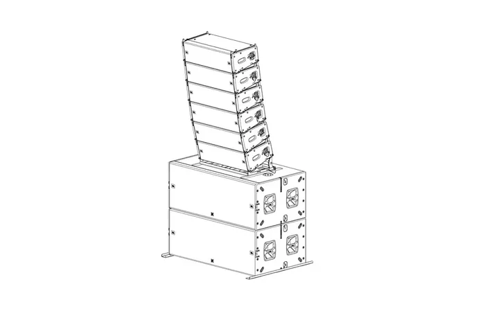 JBLPRO Accesorio de Apilamiento en el Suelo para VTX B28 JBLPRO Accesorio de Apilamiento en el Suelo para VTX B28