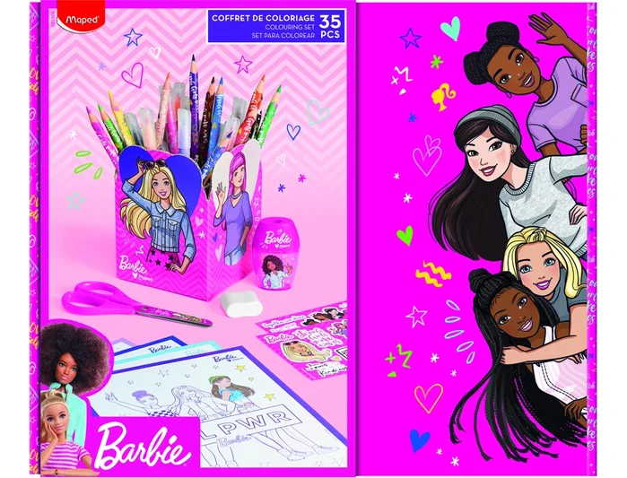 Maped Caja Regalo Barbie 35 Piezas