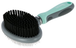 Kerbl Cepillo Doble Flexible Turquesa 20x11,5cm