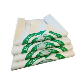 BOLSAS Bolsa de camiseta 85x90 cm 50 micras 70% reciclado
