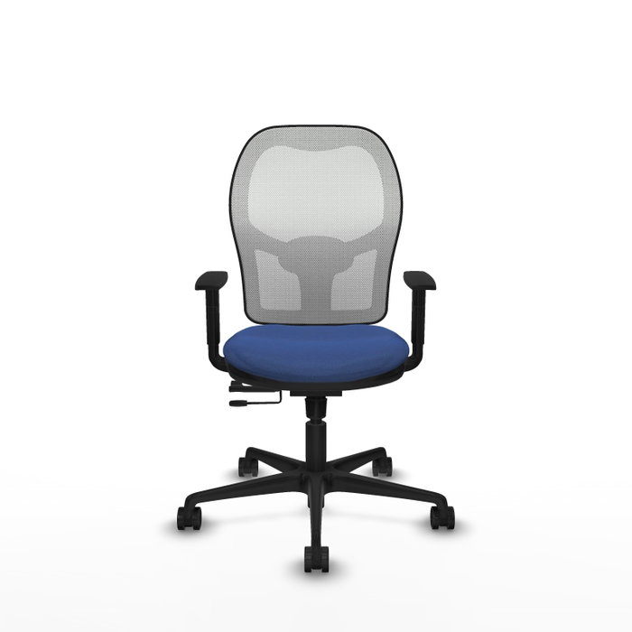 PIQUERAS Y CRESPO Silla de oficina Jorquera Azul Marino y Blanco