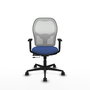 PIQUERAS Y CRESPO Silla de oficina Jorquera Azul Marino y Blanco