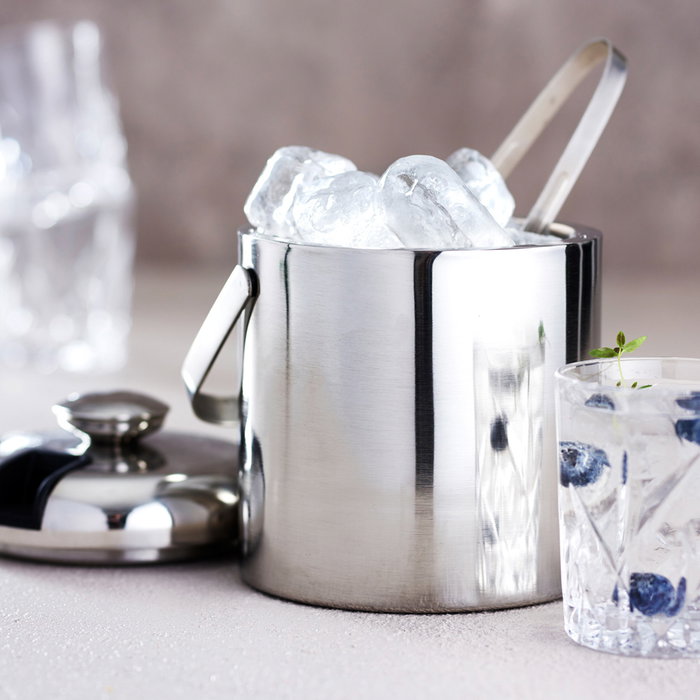 Day Cubitera 1,3 L Con Pinzas y Doble Pared Acero Inoxidable (14 x 19,5 cm)