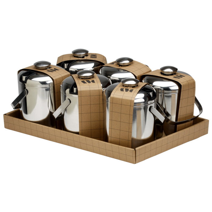 Day Cubitera 1,3 L Con Pinzas y Doble Pared Acero Inoxidable (14 x 19,5 cm)