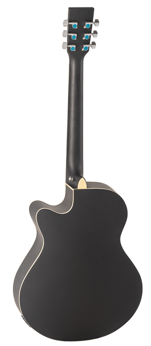 Guitarra Acústica Admira Indiana Negra Satinada