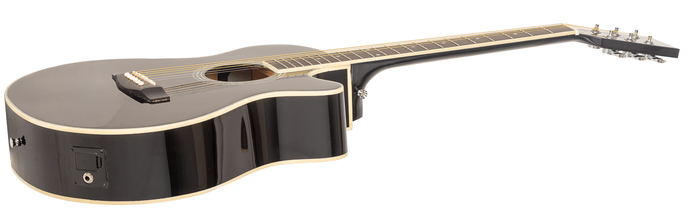 Guitarra Acústica Admira Indiana Negra Satinada