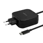 Aisens Cargador 65W USB-C PD3.0 QC3.0 con Cable 1.2m Negro